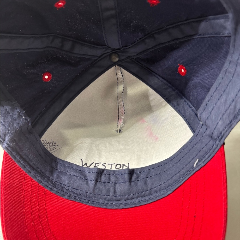 Vintagee Youth Red and Navy Bluee Baseballl Cap